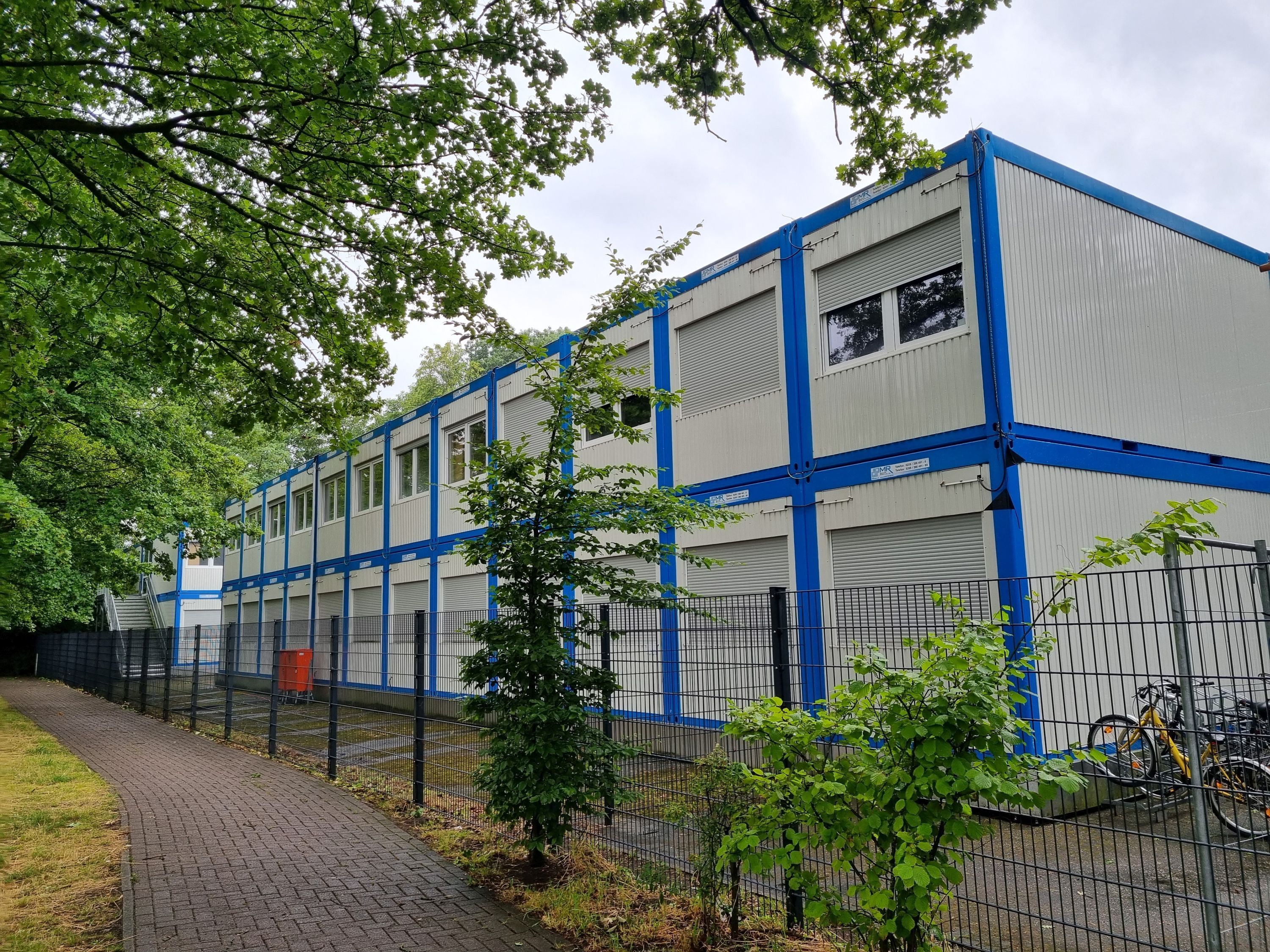 Der Containerstandort am Riekenhofweg.