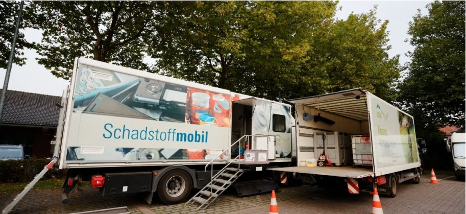 Schadstoffmobil der Entsorgungsgesellschaft Westmünsterland kommt nach Gronau  
