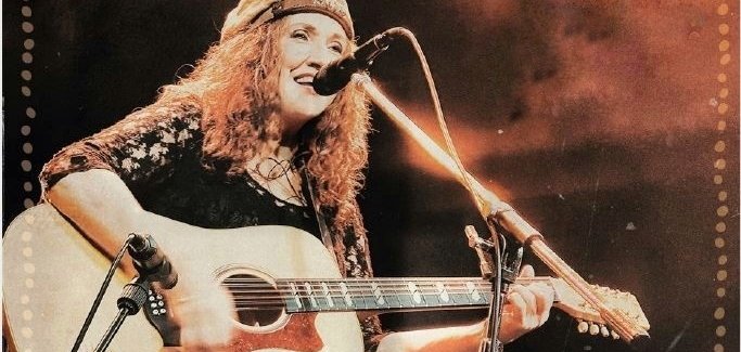 Anne Haigis auf der Bühne.