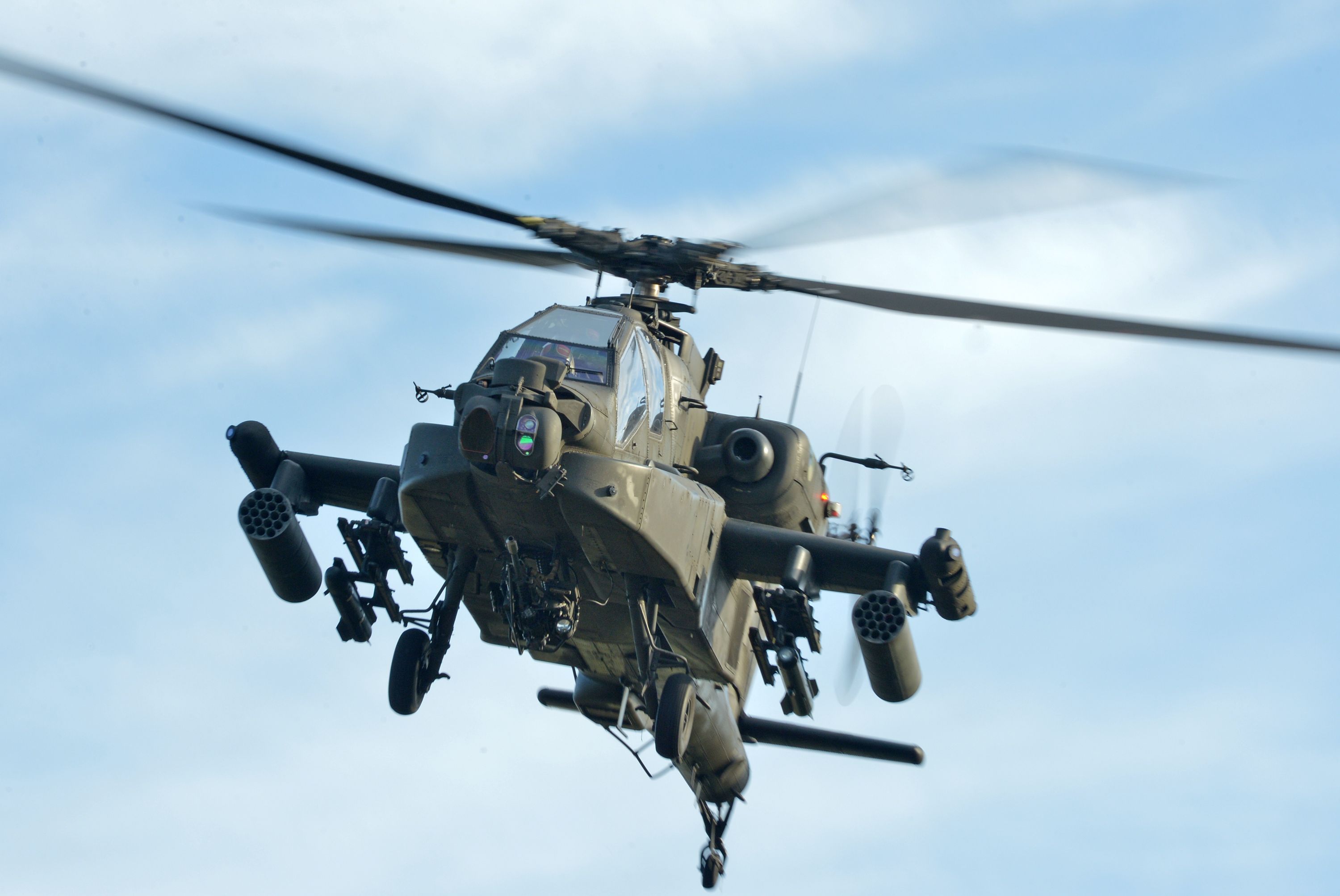 Niederländischer Kampfhubschrauber AH-64D Apache.