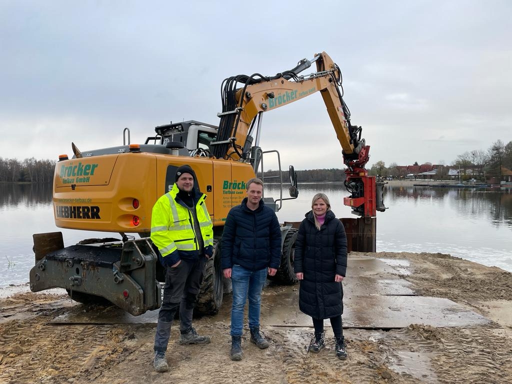 Baustart für Gastronomie am Dreiländerse