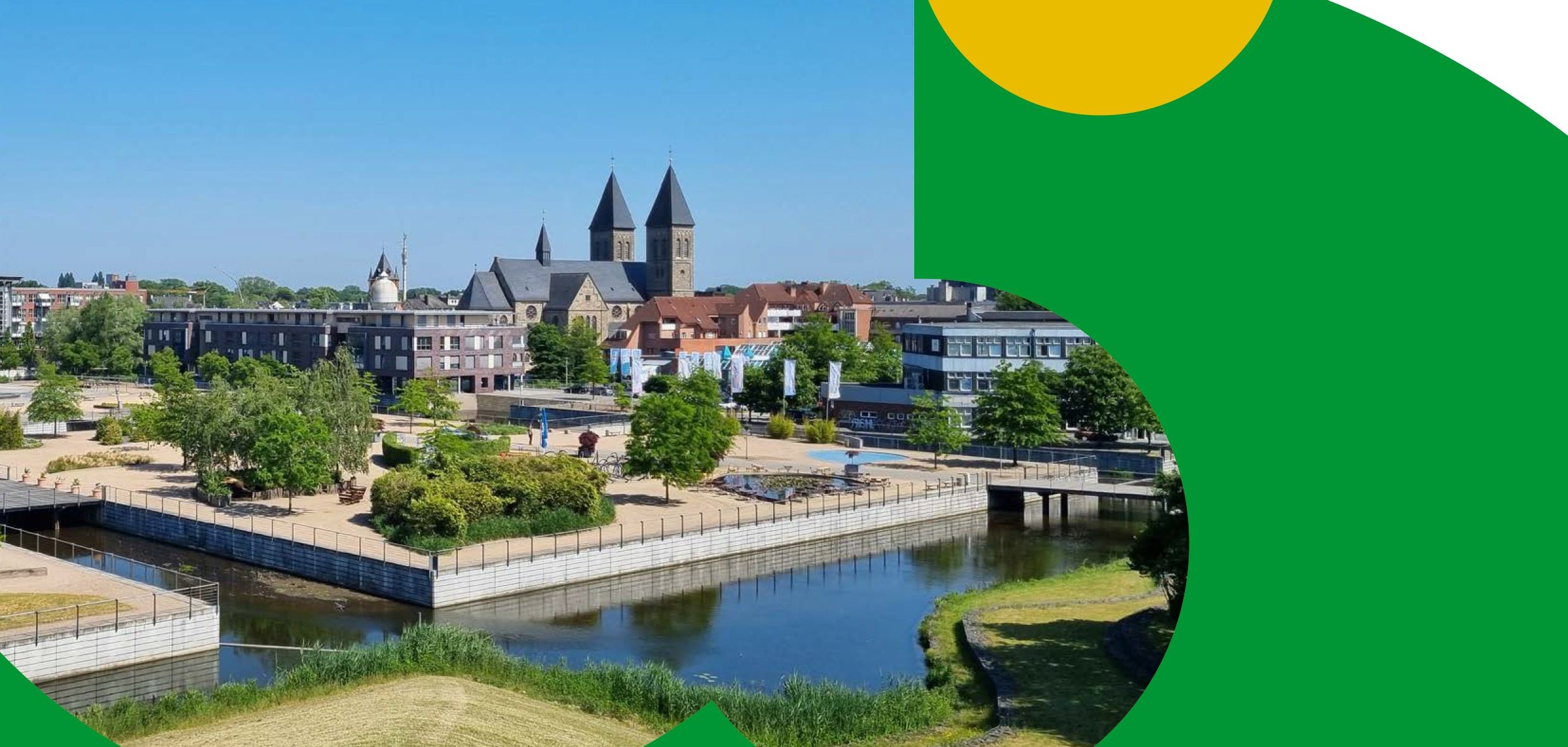 Das Titelbildes vom Entwurf des Stadtleitbildes.