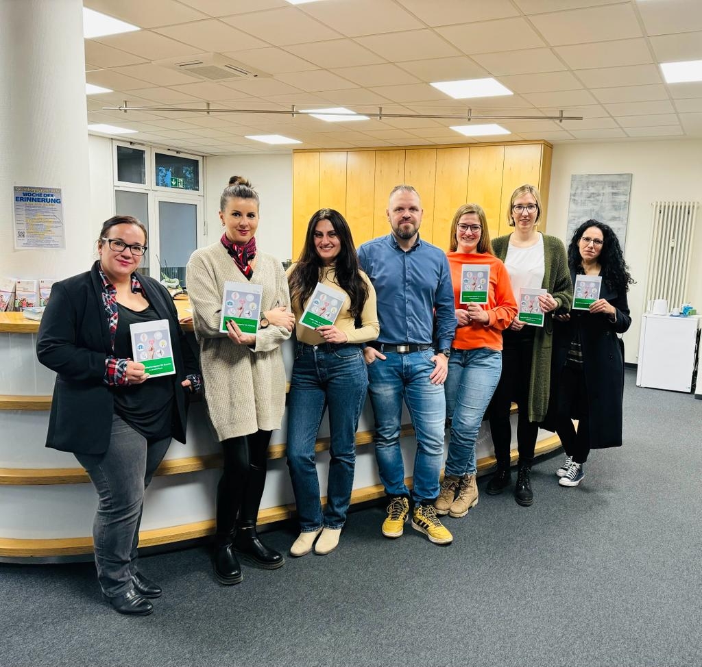 Das Team Integration stellt den Gesundheitsratgeber vor.