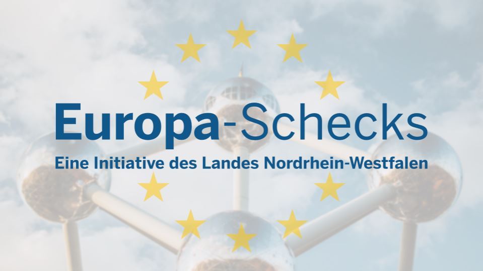 Europa-Schecks: Eine Initiative des Landes Nordrhein-Westfalen.