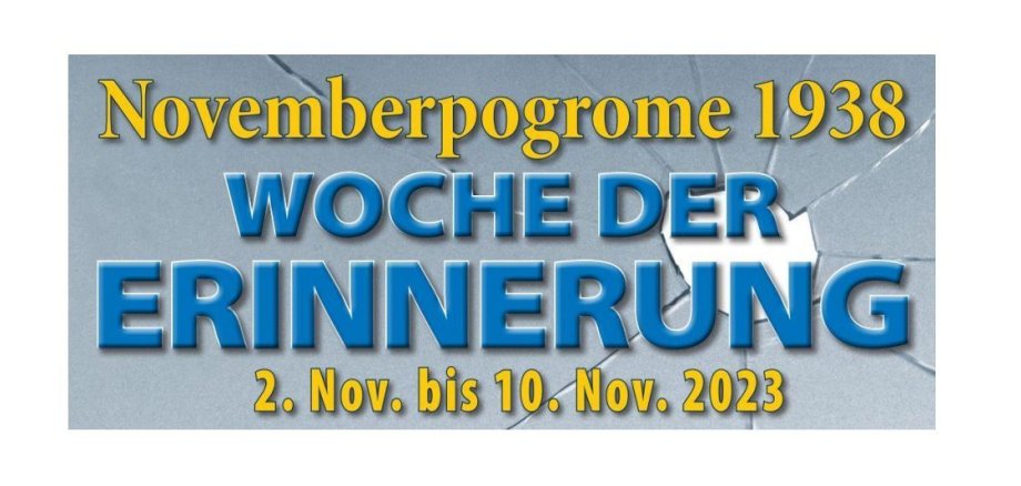 Ausschnitt aus dem Plakat zur Woche der Erinnerung