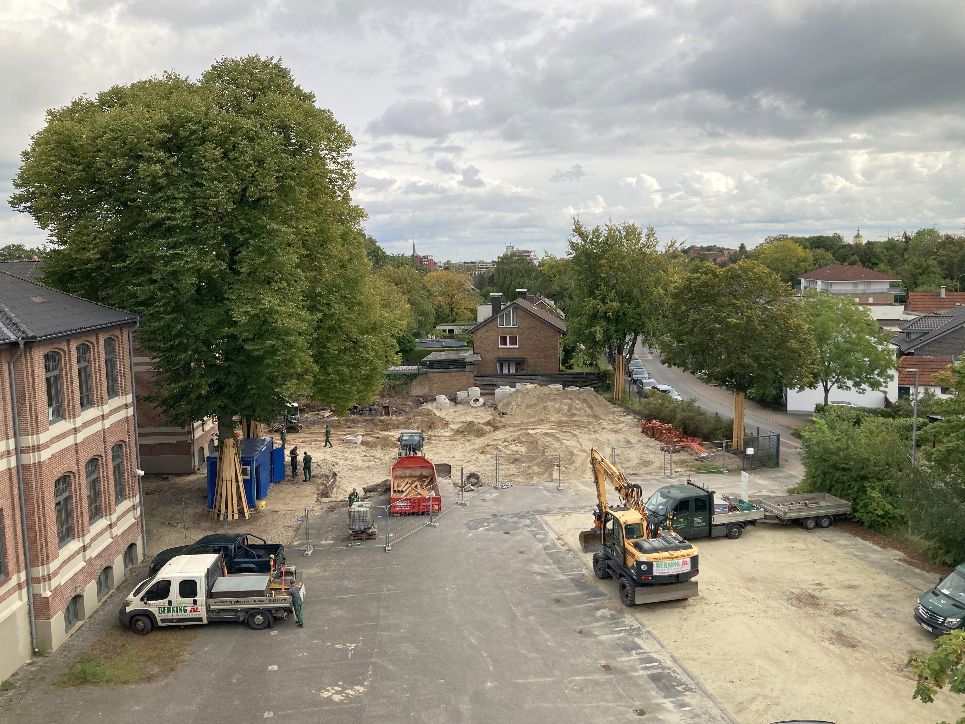 Baustelle an der Iltisstraße