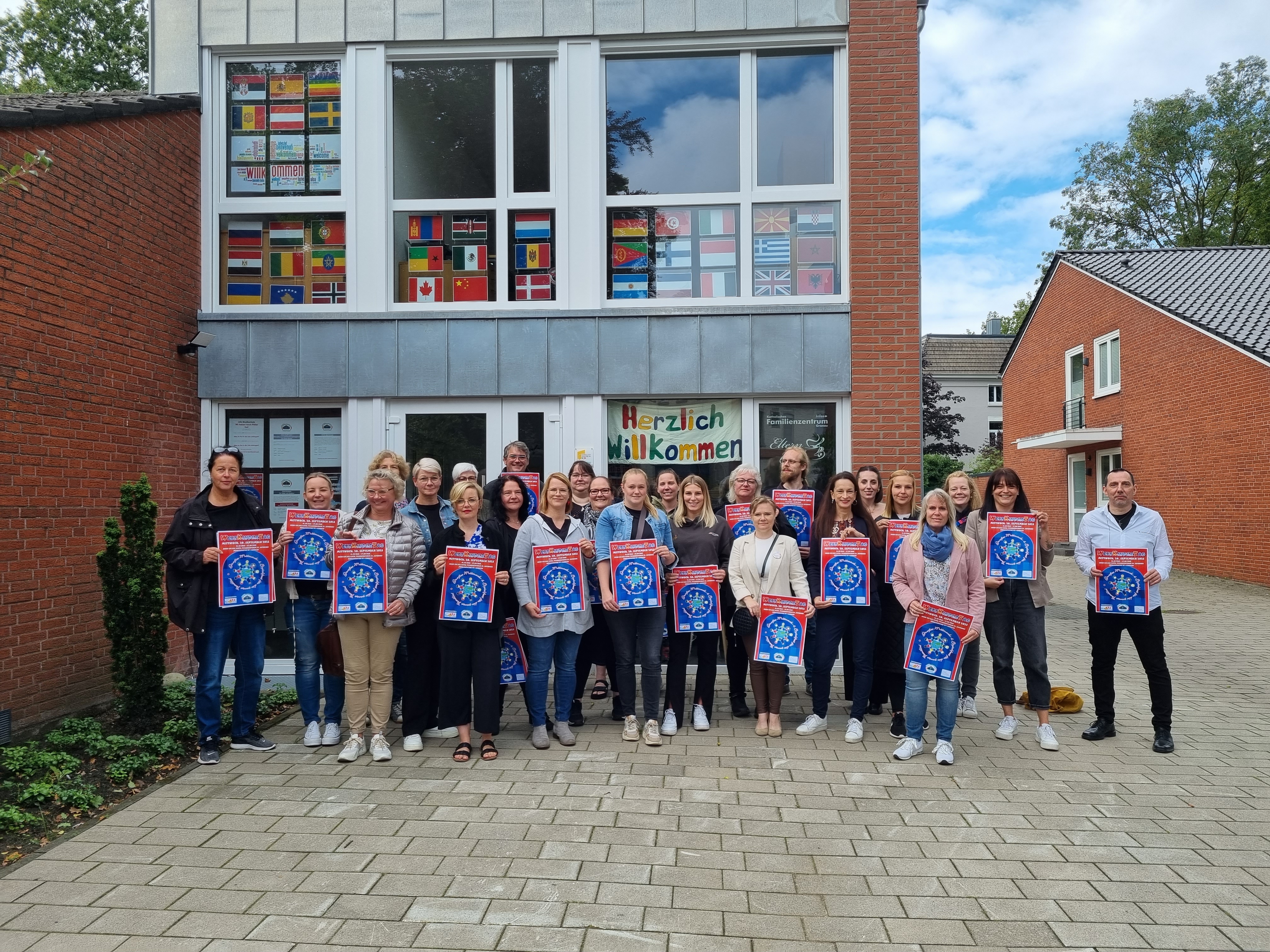 Die Veranstaltenden des Weltkindertages in Gronau.