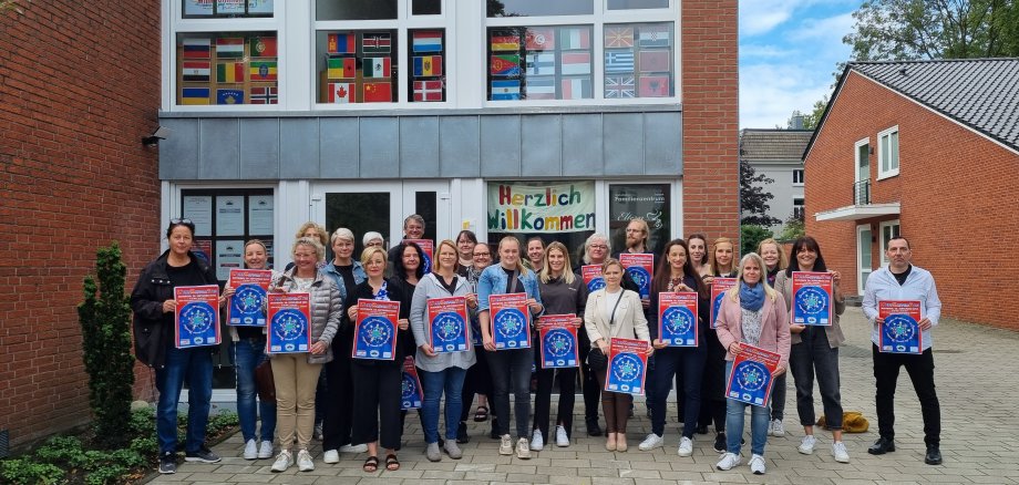 Die Veranstaltenden des Weltkindertages in Gronau.