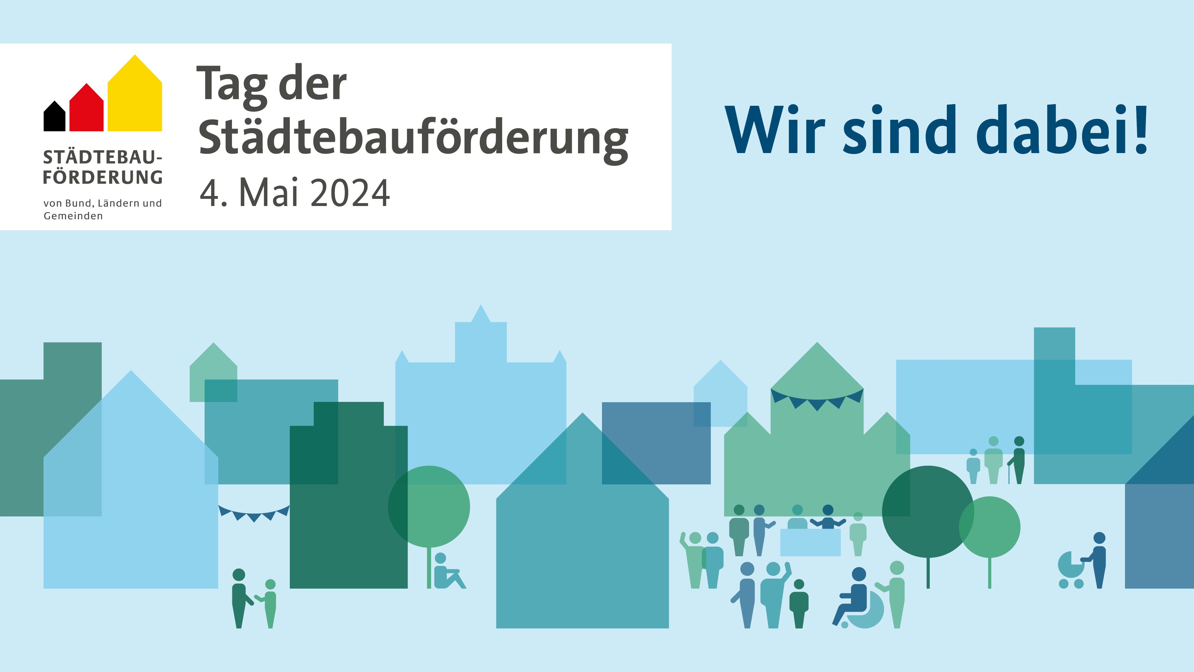 Flyer für den Tag der Städtebauförderung am 4. Mai