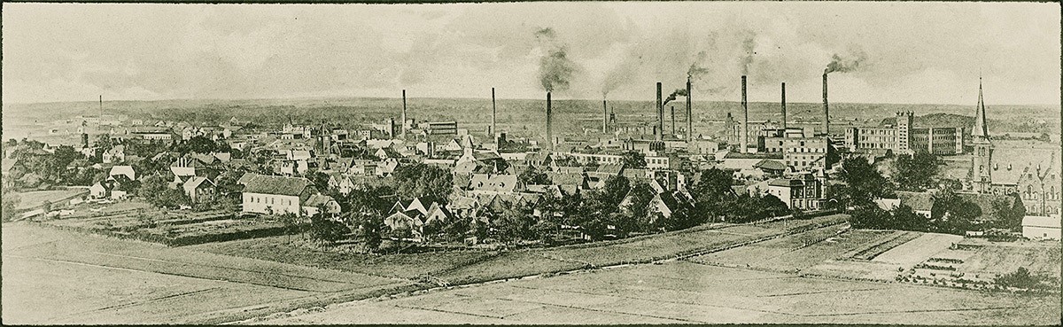 Stadtansicht der Stadt Gronau 