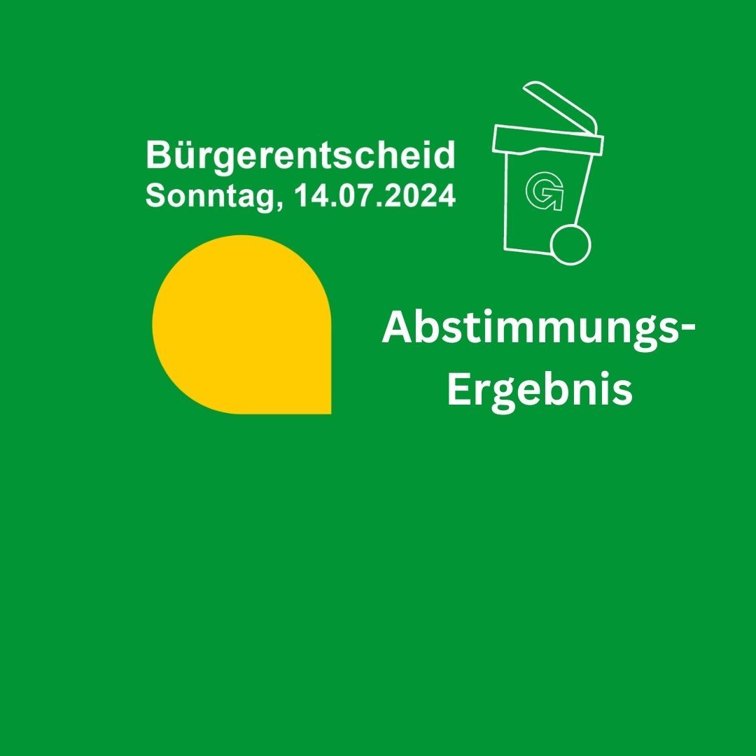 Grafik zum Ergebnis Bürgerentscheid