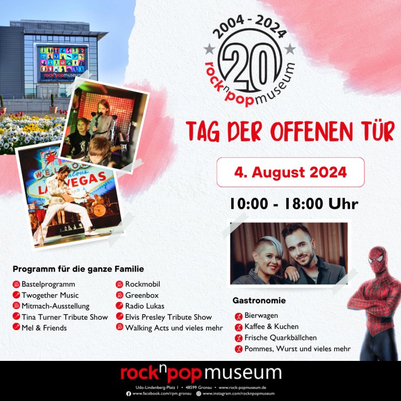 rock'n'popmuseum Flyer "Tag der offenen Tür"