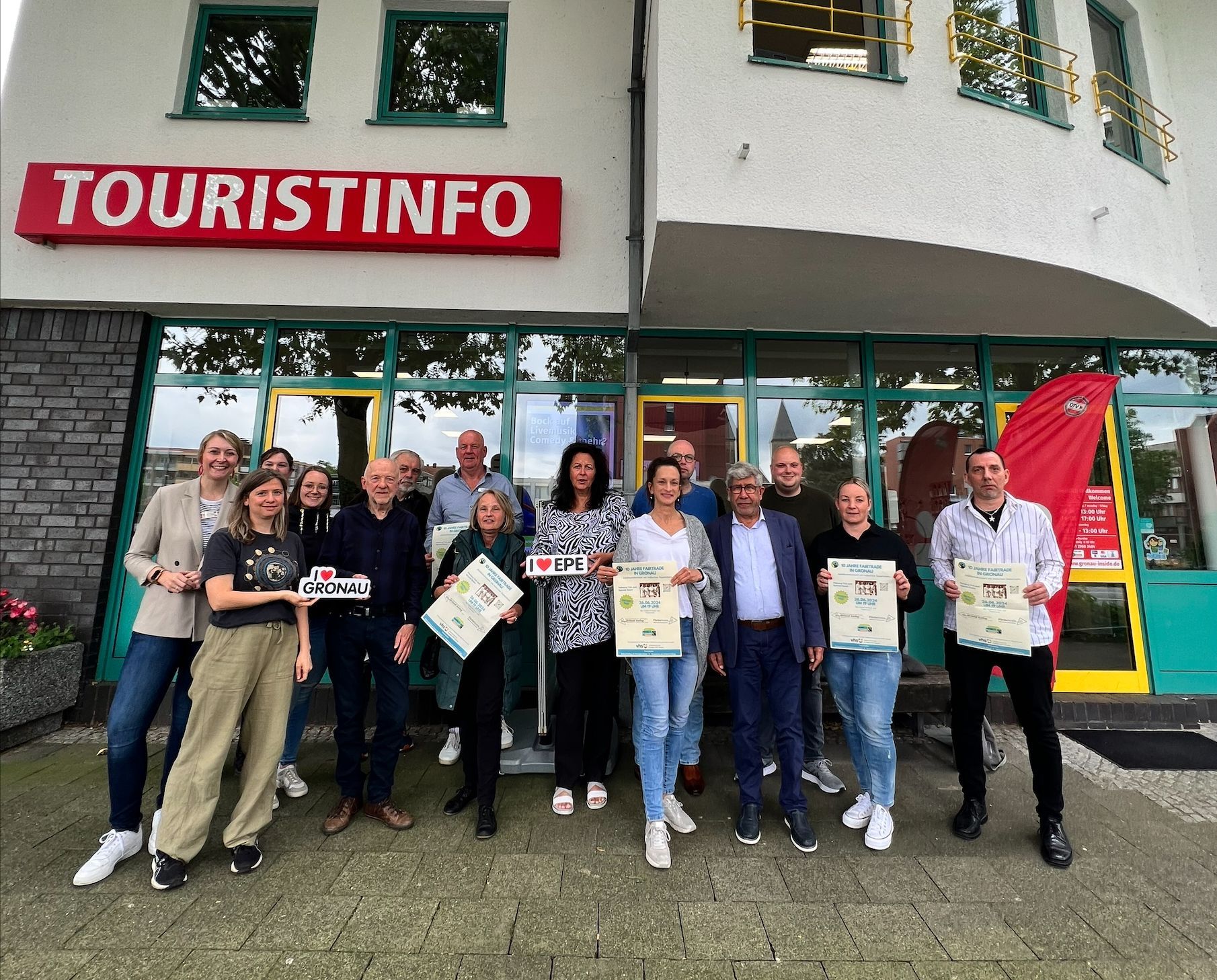Organisationsteam für 10 Jahre Fairtrade in Gronau