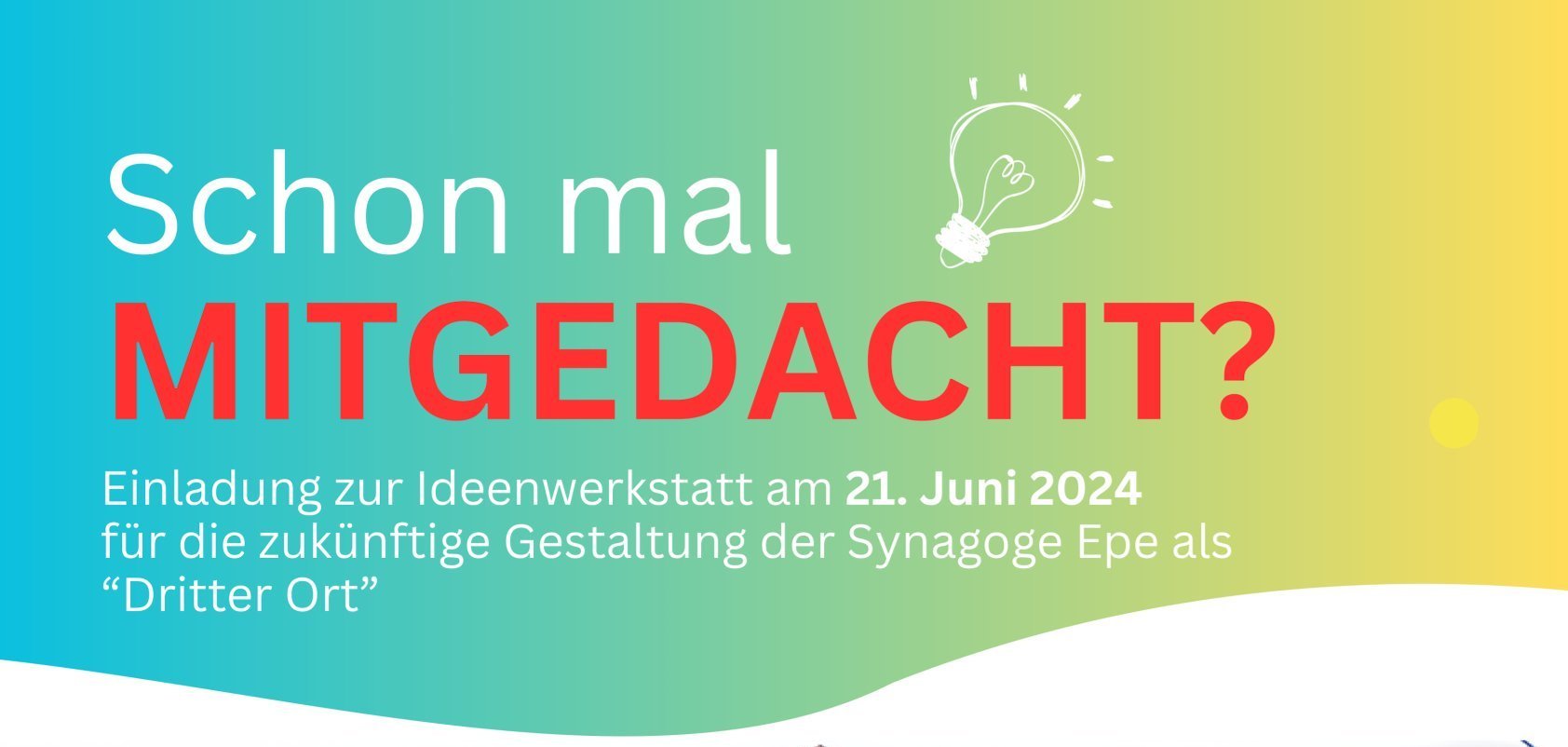 Plakat der Ideenwerkstatt