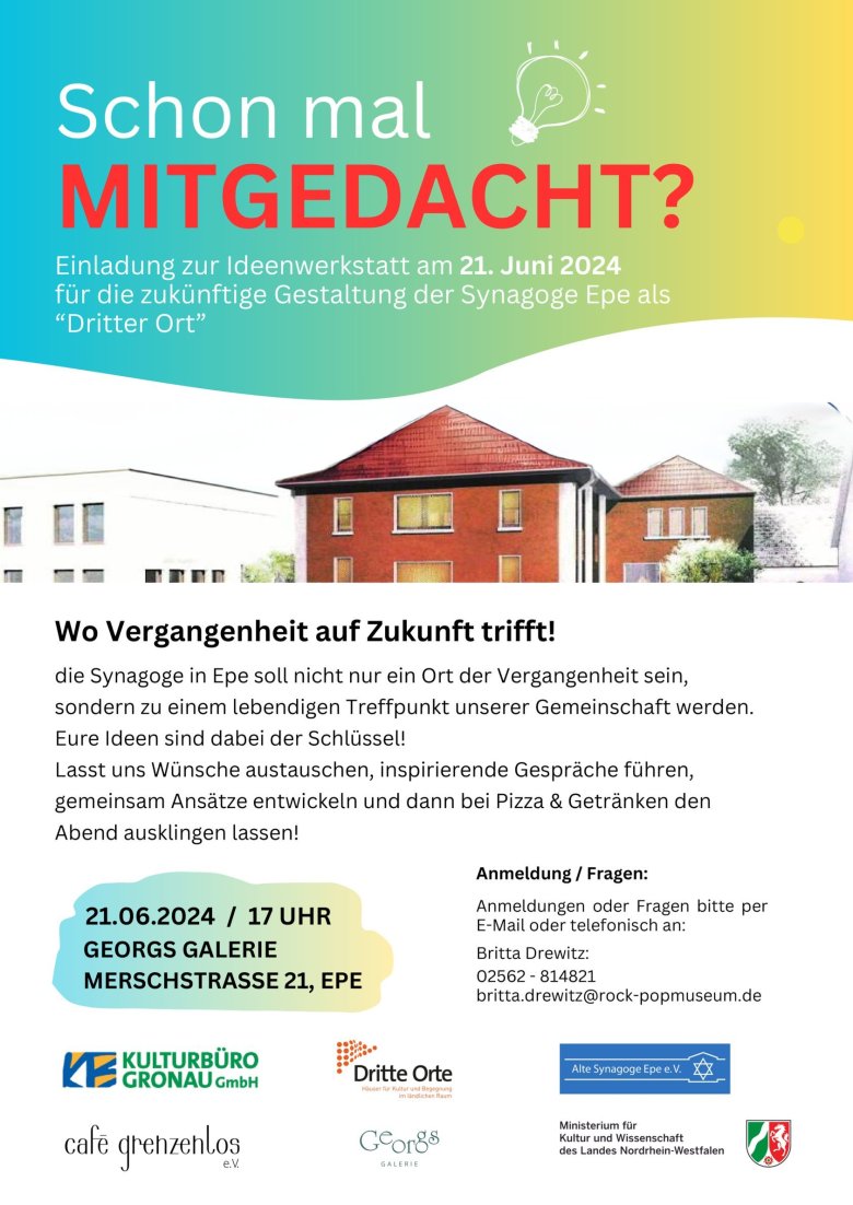 Plakat der Ideenwerkstatt