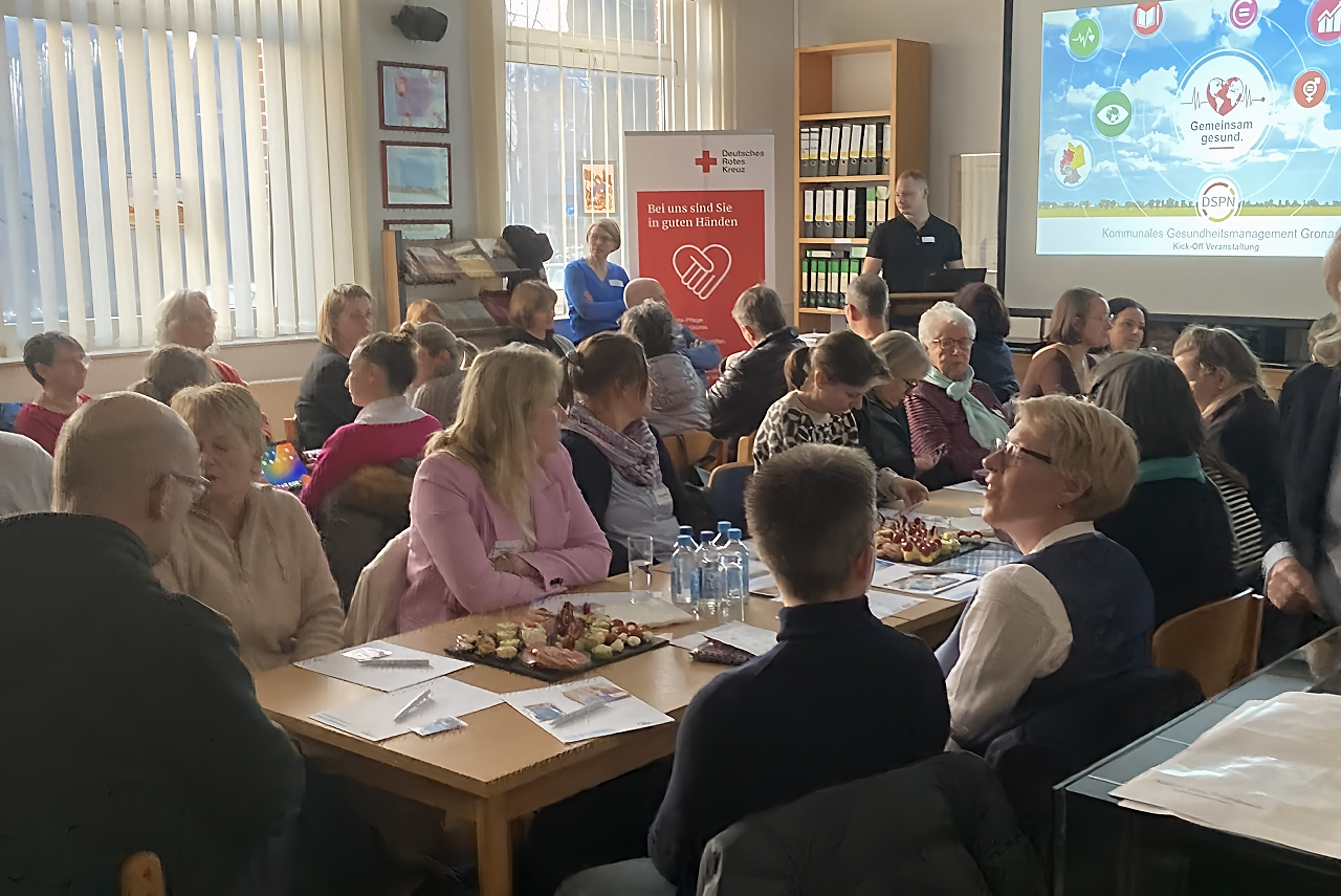 Blick in den Raum, in dem die Kick-Off Veranstaltung zum Kommunalen Gesundheitsmanagement stattfand