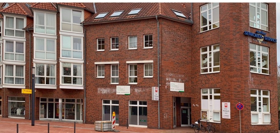 Gebäude vom Rathaus-Service in Gronau von Außen 