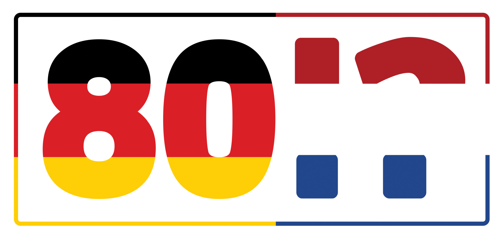 Das Logo 80 Jahre Frieden?!