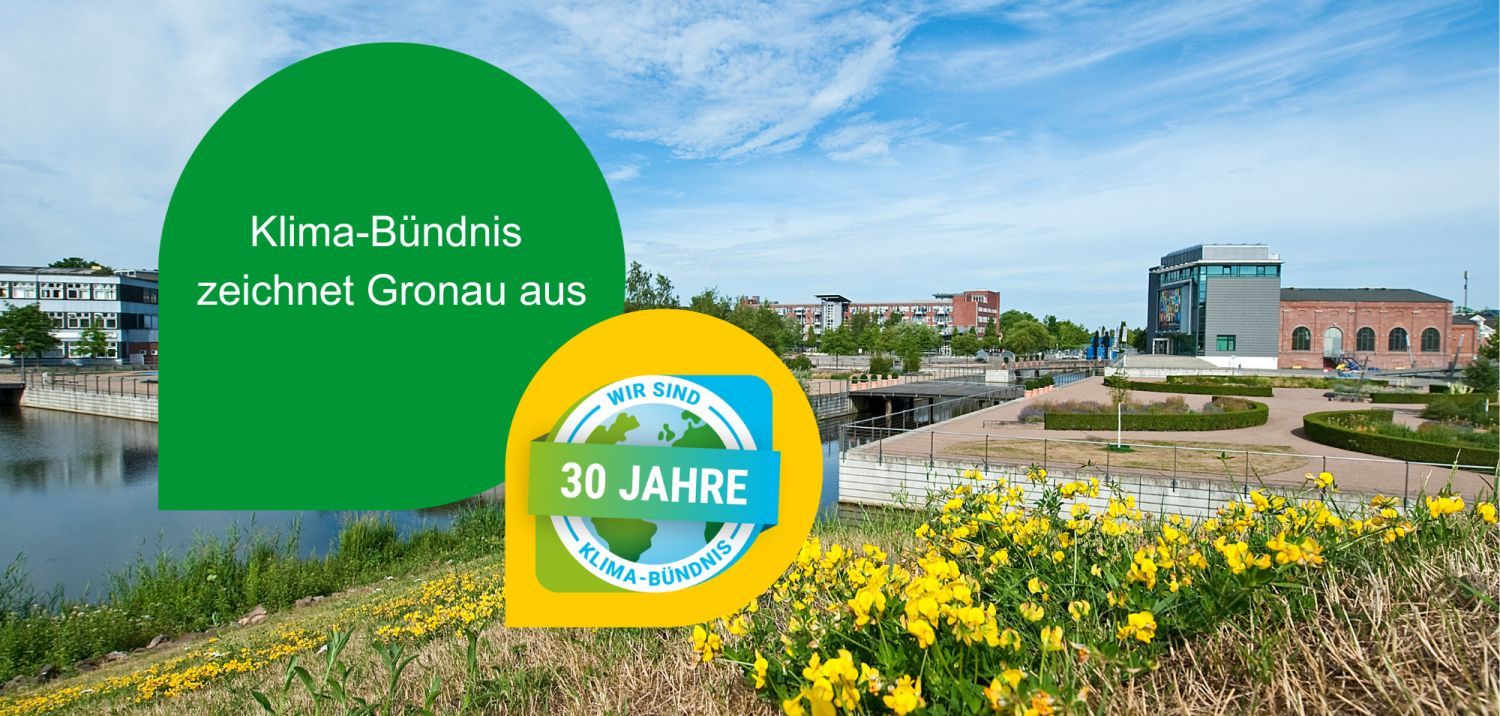 Klima-Bündnis zeichnet Gronau für 30 Jahre Mitgliedschaft aus