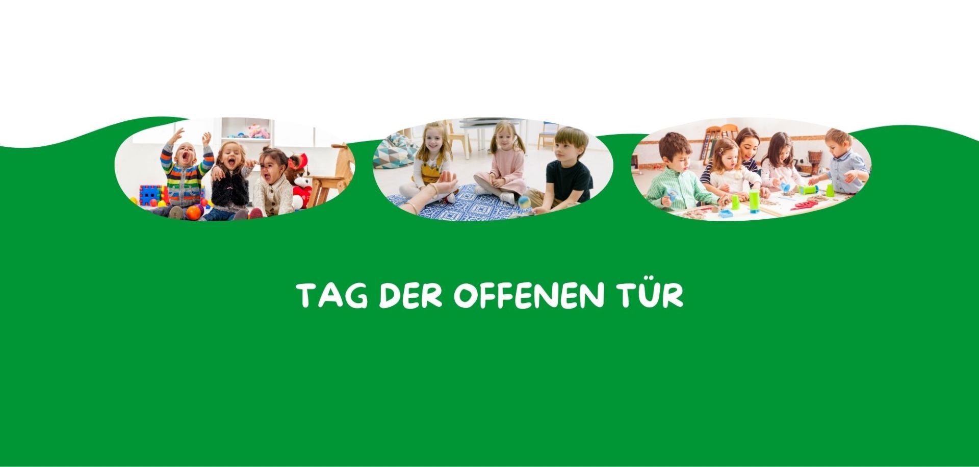 Kinder spielen in einer Kita.