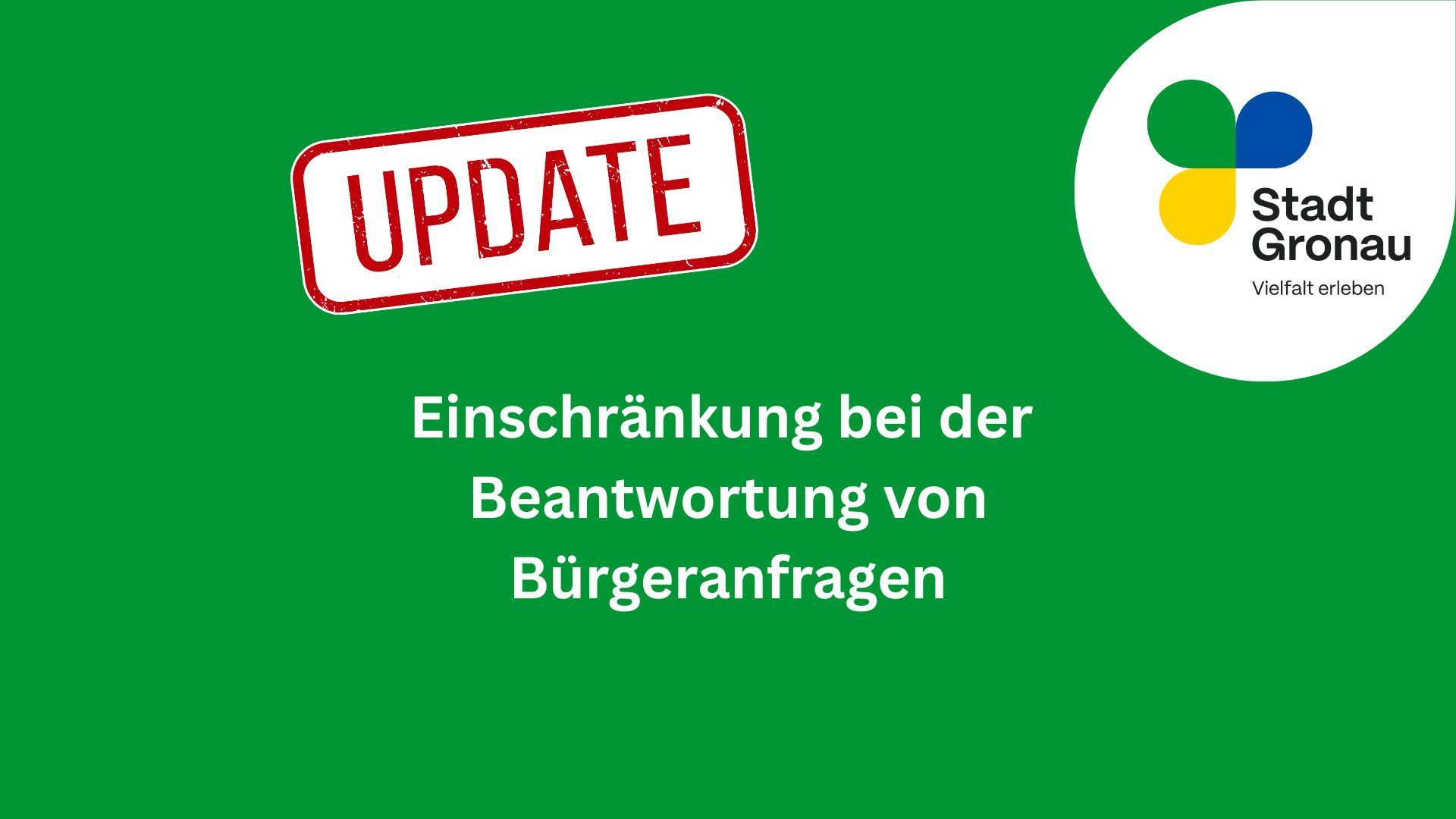 Grafik zur Info über Einschränkungen