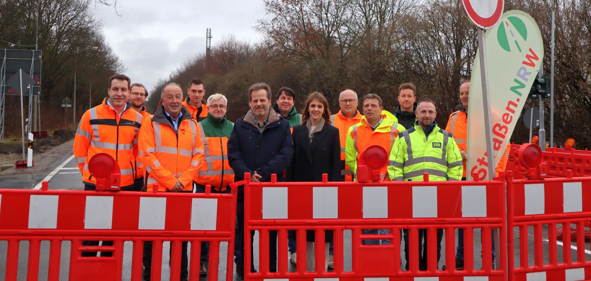 Symbolische Freigabe der Strecke auf der L510