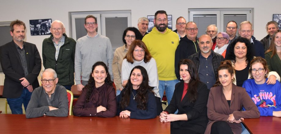 Eine Gruppe von Personen des Netzwerkes GroNet