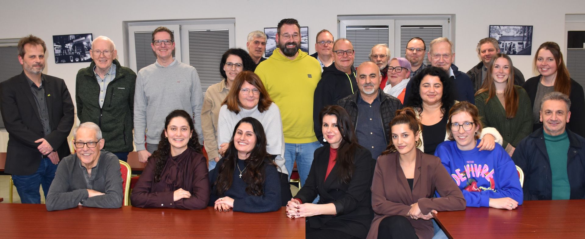 Eine Gruppe von Personen des Netzwerkes GroNet