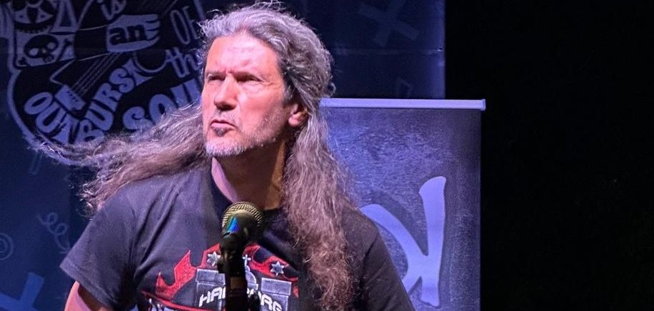 Ein Foto von dem Musiker Victor Smolski