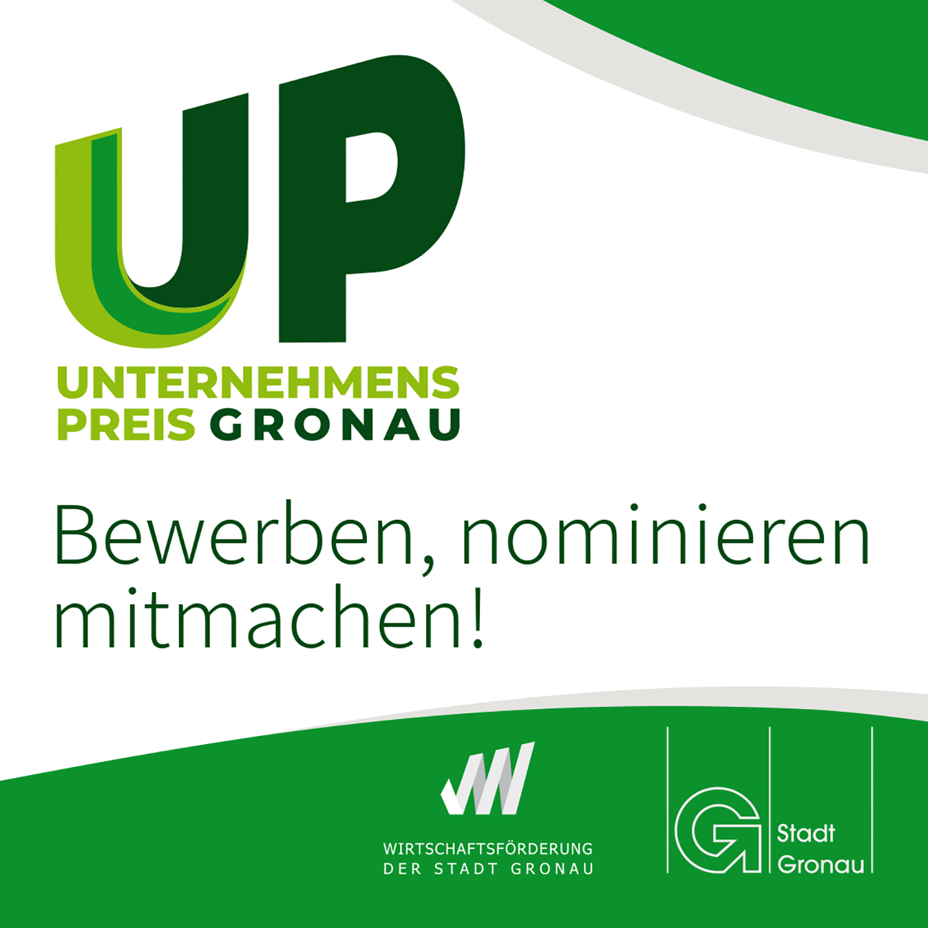 Logo Unternehmenspreis Gronau 2025