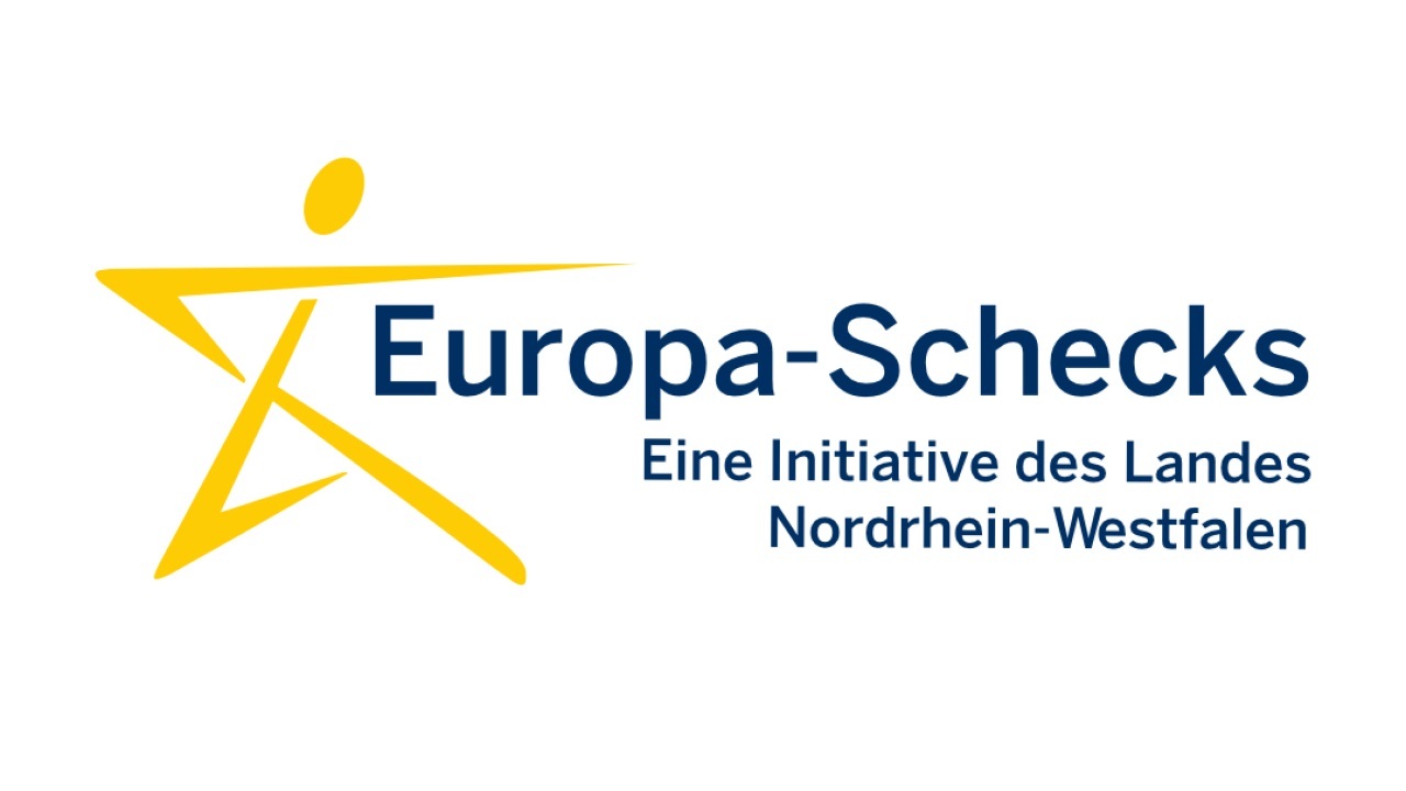 Europa-Schecks, eine Initiative des Landes Nordrhein-Westfalen.
