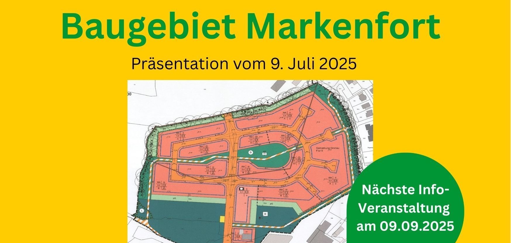 Grafik zum Baugebiet Markenfort