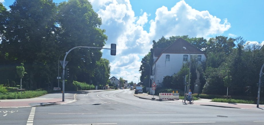 Blick in die Ochtruper Straße – hier wird ab August gebaut