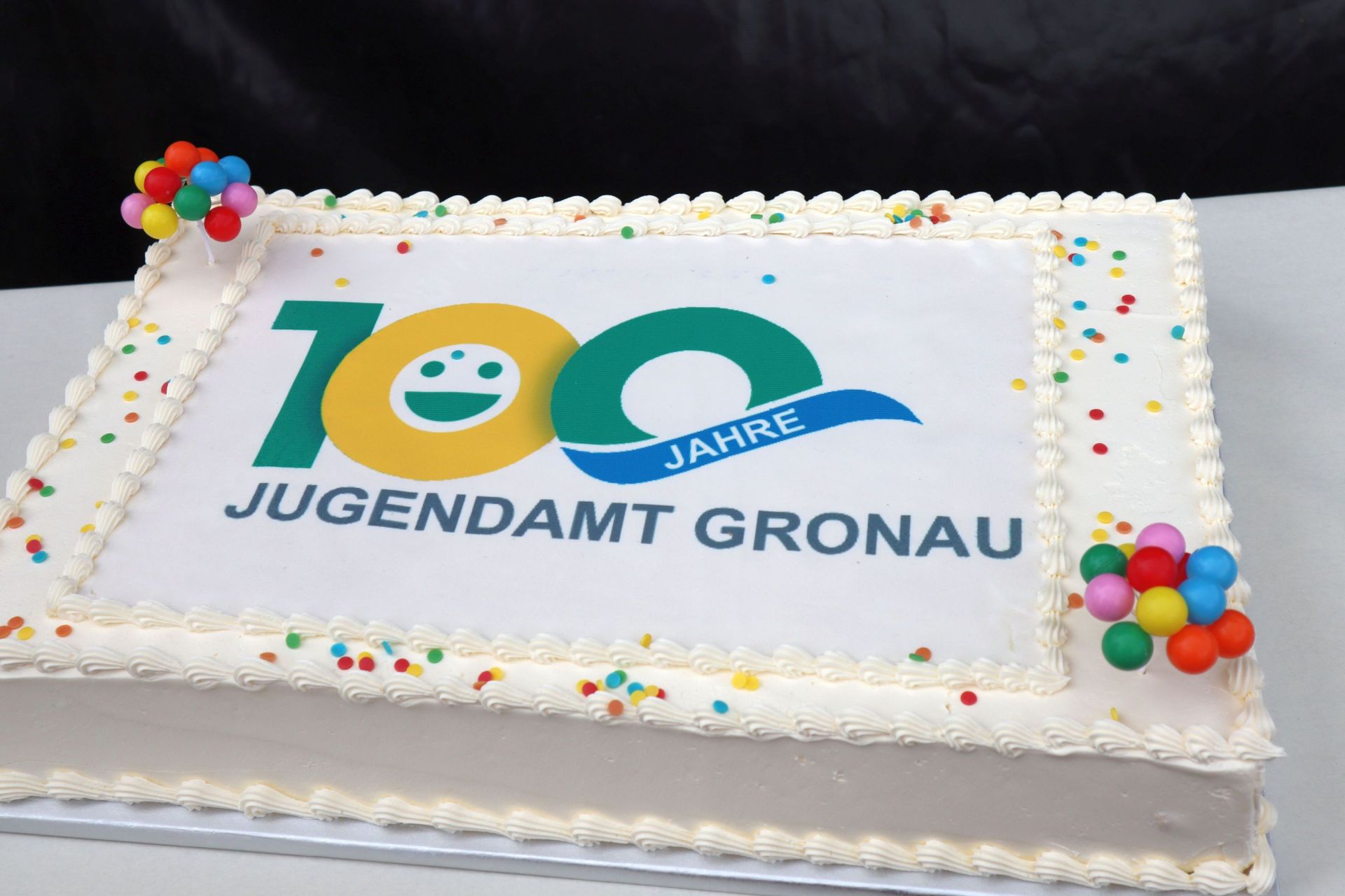 Die Geburtstagstorte des Jugendamtes.
