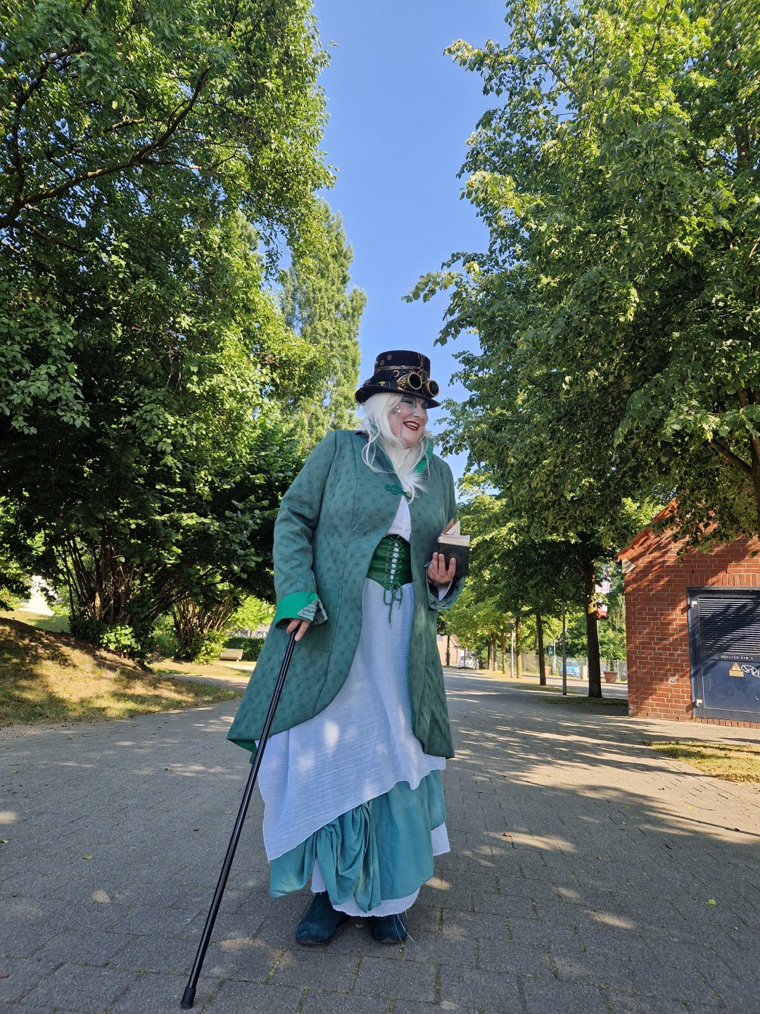 Grenowe bei einer Schauspielführung durch Gronau 