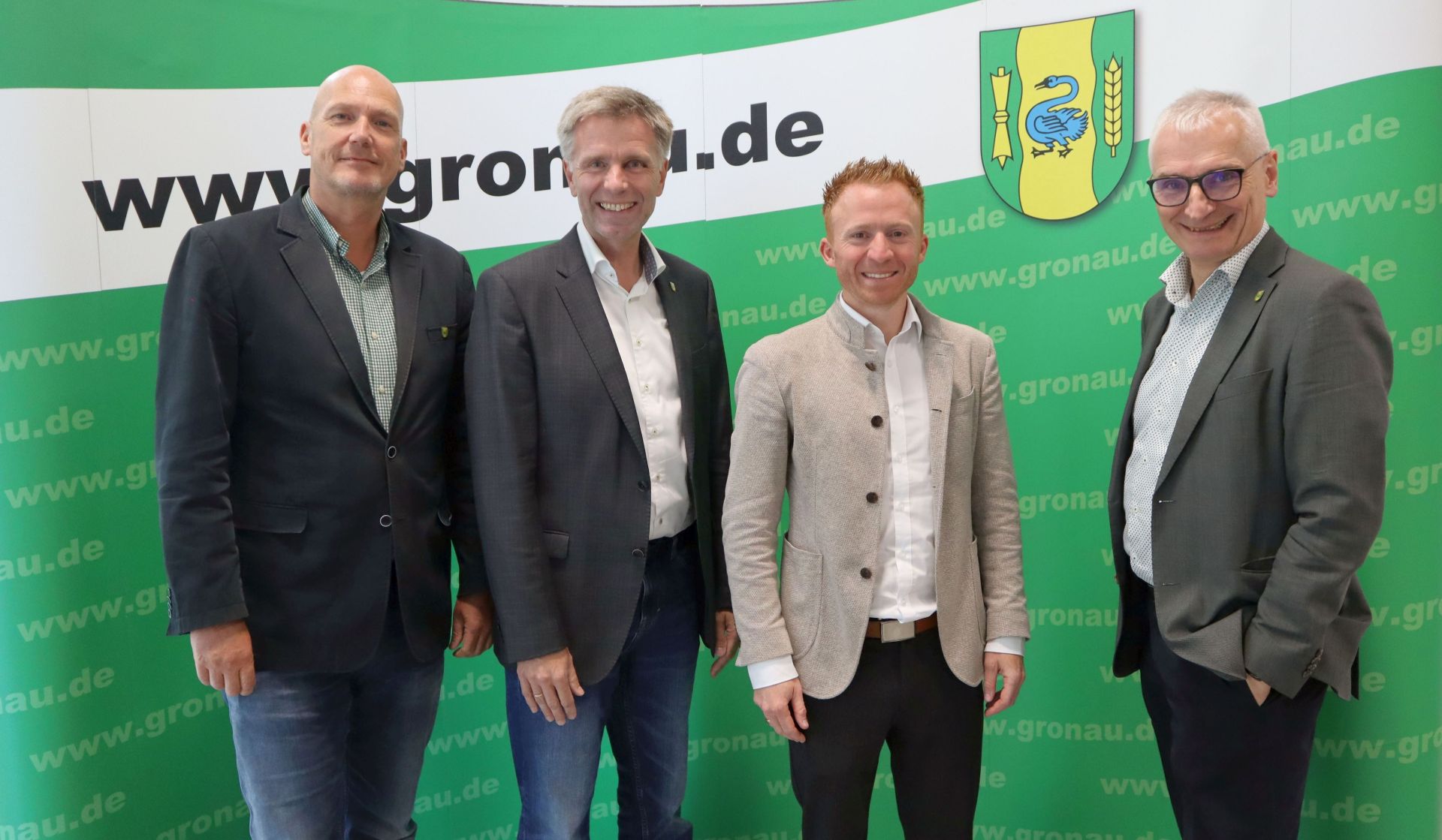 Jörg Eising, Rainer Doetkotte, Benedikt Spieker und Ralf Groß-Holtick