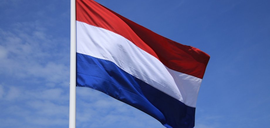 Flagge der Niederlande.