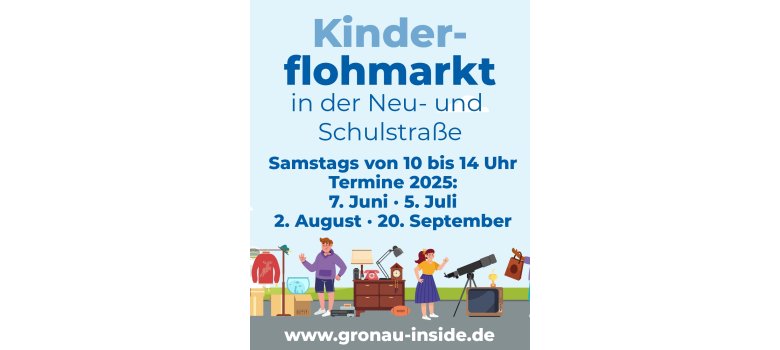 Der Flyer für de Kinderflohmarkt 2025 Der Flyer für de Kinderflohmarkt 2025