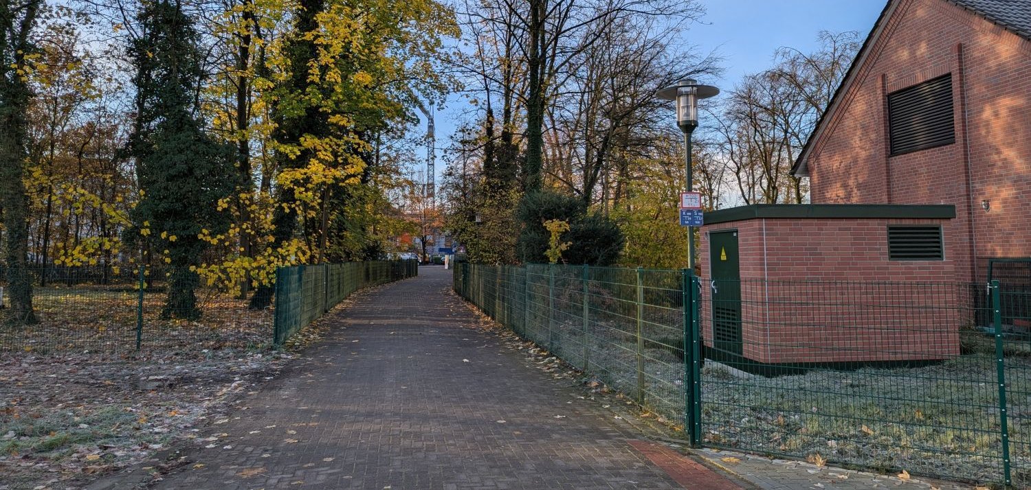 Das Teilstück am Eschweg 