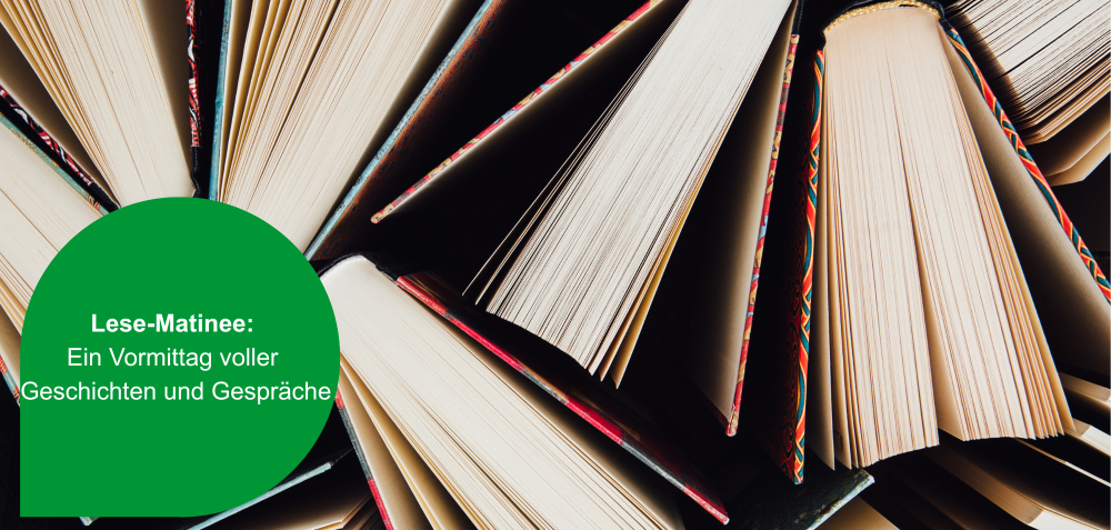 Grafik mit den Informationen zu einer Veranstaltung in der Bücherei Epe