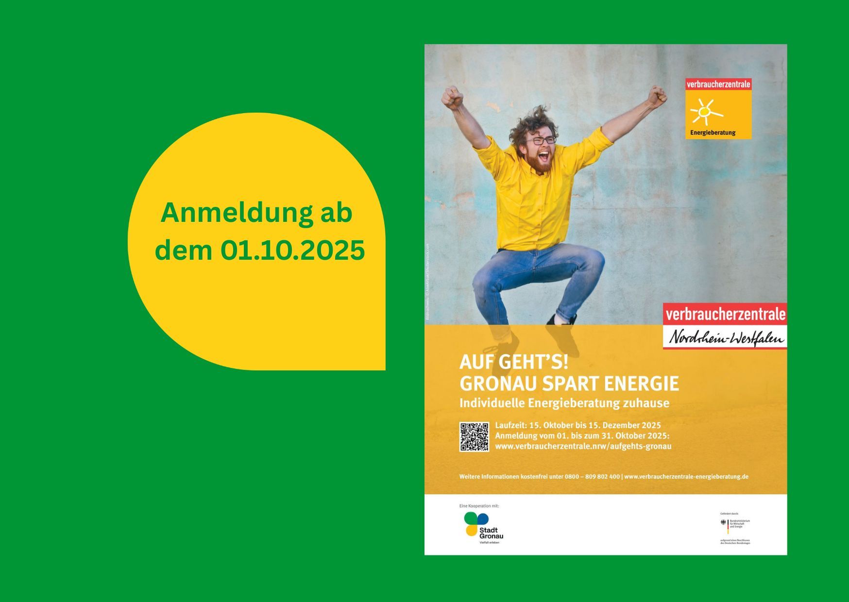 Grafik mit einem Poster der Verbraucherzentrale