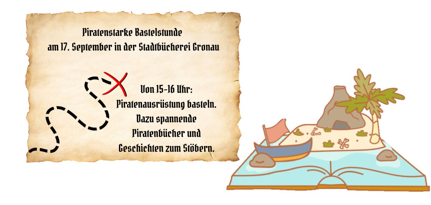 Grafik: Piratenstarke Bastelstunde am 17. September