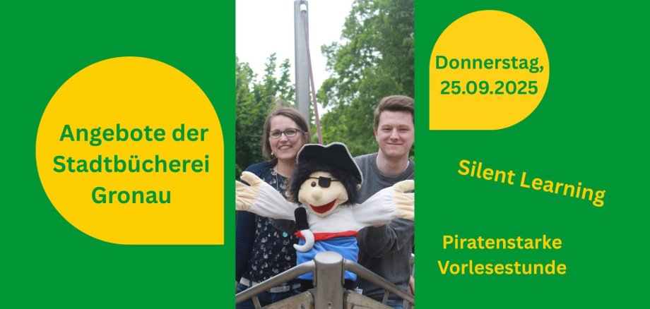 Grafik zu Angeboten der Stadtbücherei am 25.09.2025