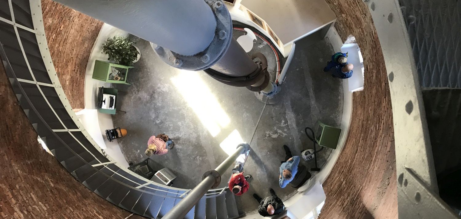 Im Wasserturm: Blick von oben