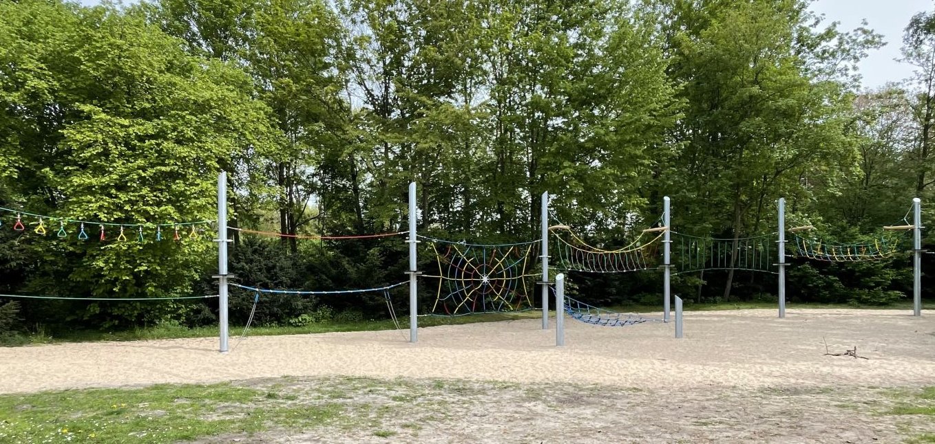 Neuer Seilgarten auf dem LAGA-Gelände