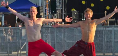 Der Auftritt der Free Artistic-Turner:innen aus Gronau sorgte beim Publikum für große Begeisterung.