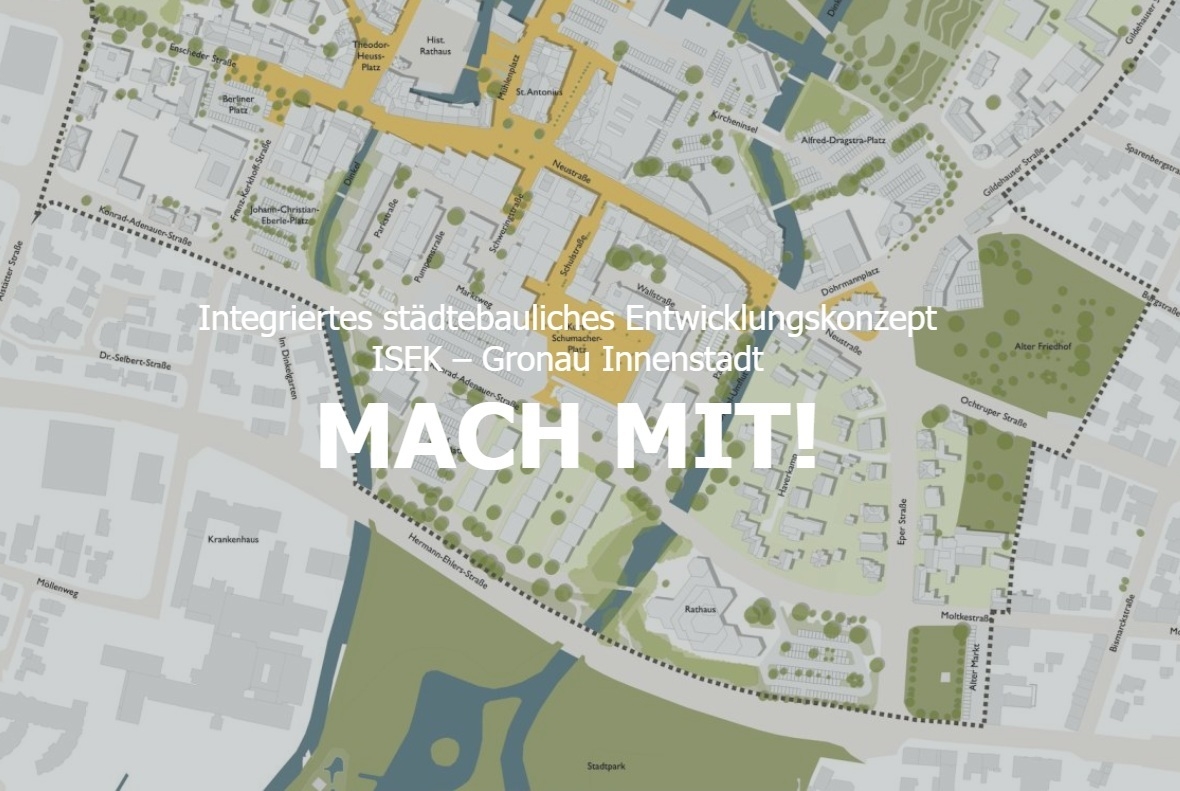 Untersuchungsraum ISEK "Gronau - Innenstadt"