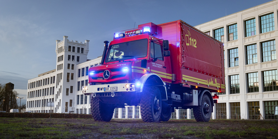 Feuerwehr Gronau mit neuem Unimog gerüstet