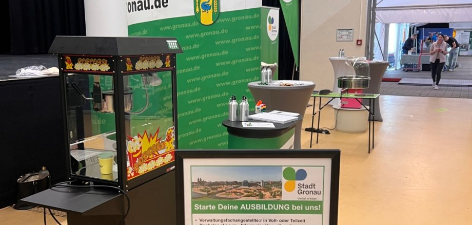 Stand der Stadt Gronau auf der Ausbildungsmesse FIDA 2025