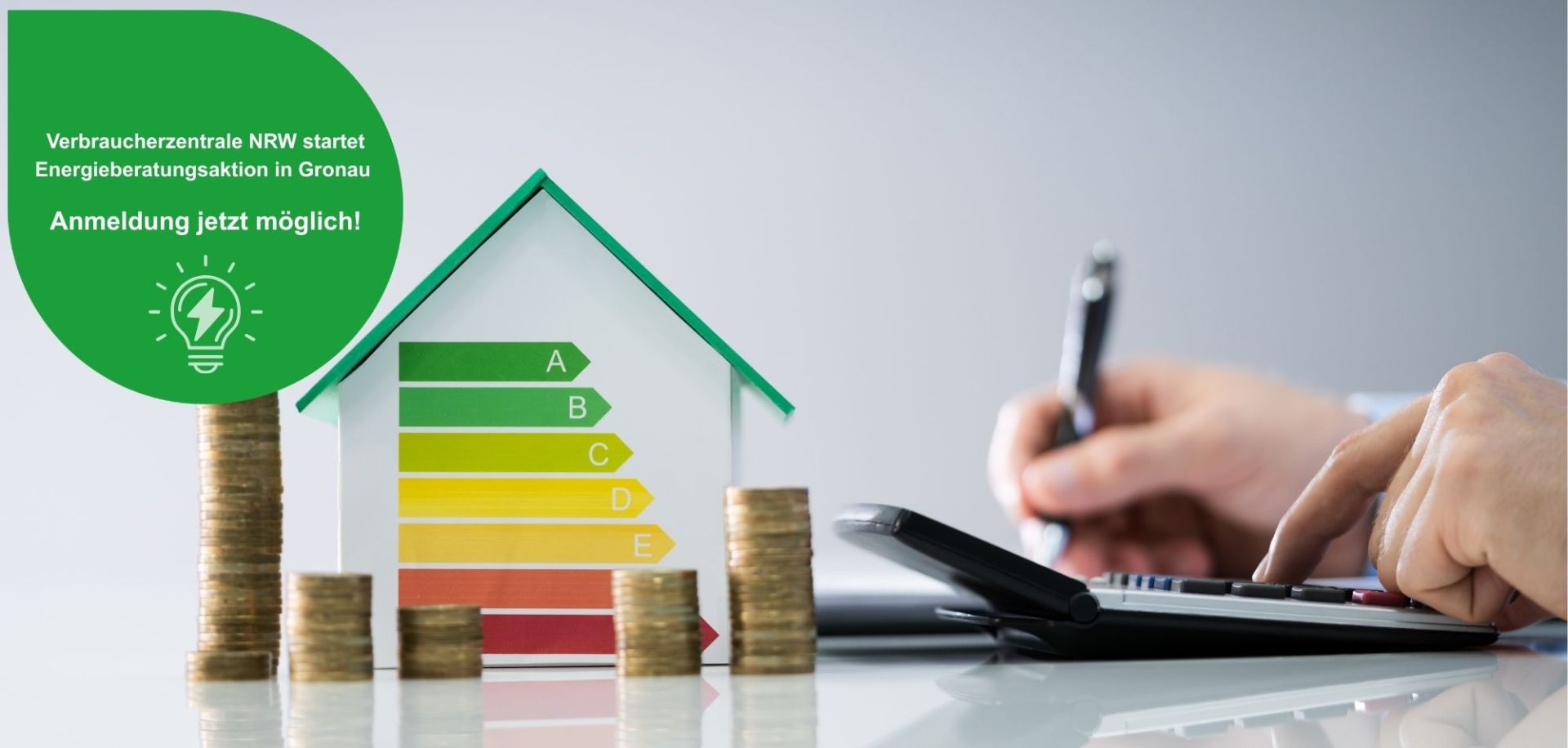 Verbraucherzentrale NRW startet Energieberatungsaktion in Gronau – Anmeldung jetzt möglich